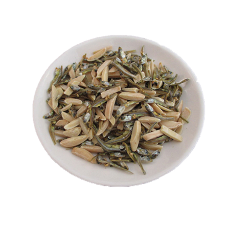 Well-balanced nutrition dry fish healthy chips snacks seafood