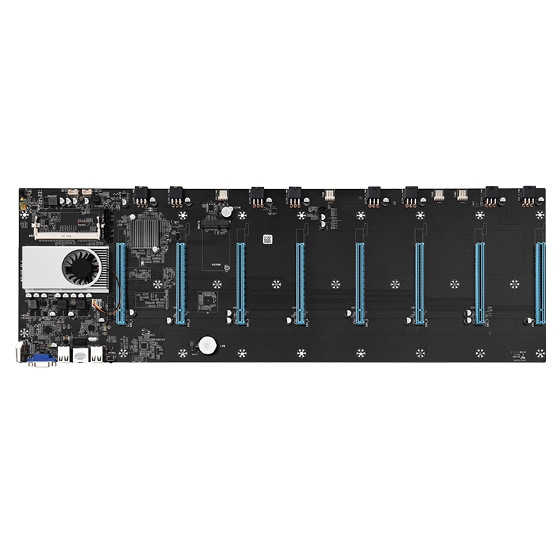8 GPU PCIE 6,5 см слот расстояние майнинга эфириума Rig DDR3 памяти горнодобывающая промышленность материнская плата BTC-S37