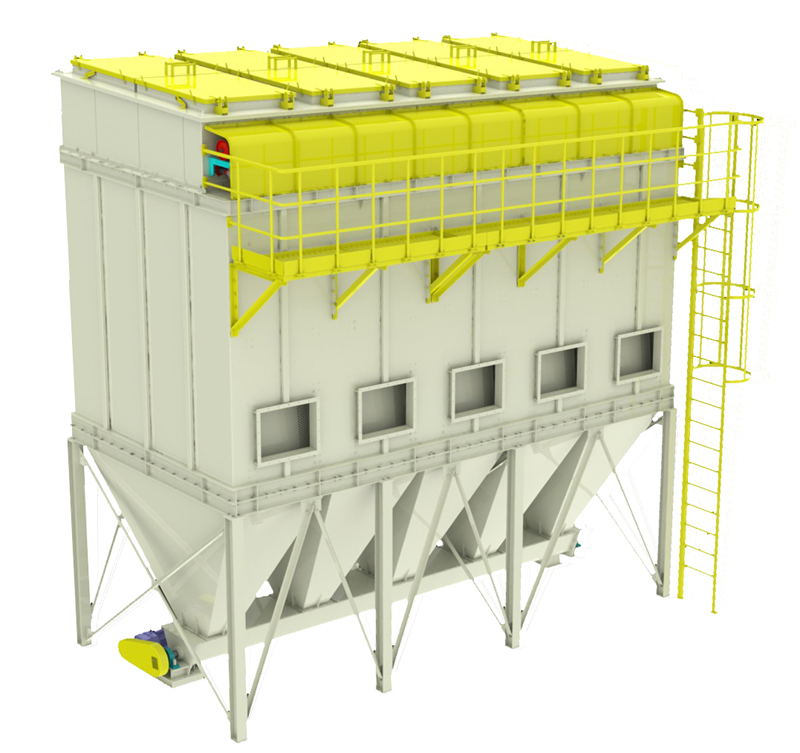 LMF88 Off-line Pulsed Filter-bag Deduster is most suitable dedusting solution for foundry working environment