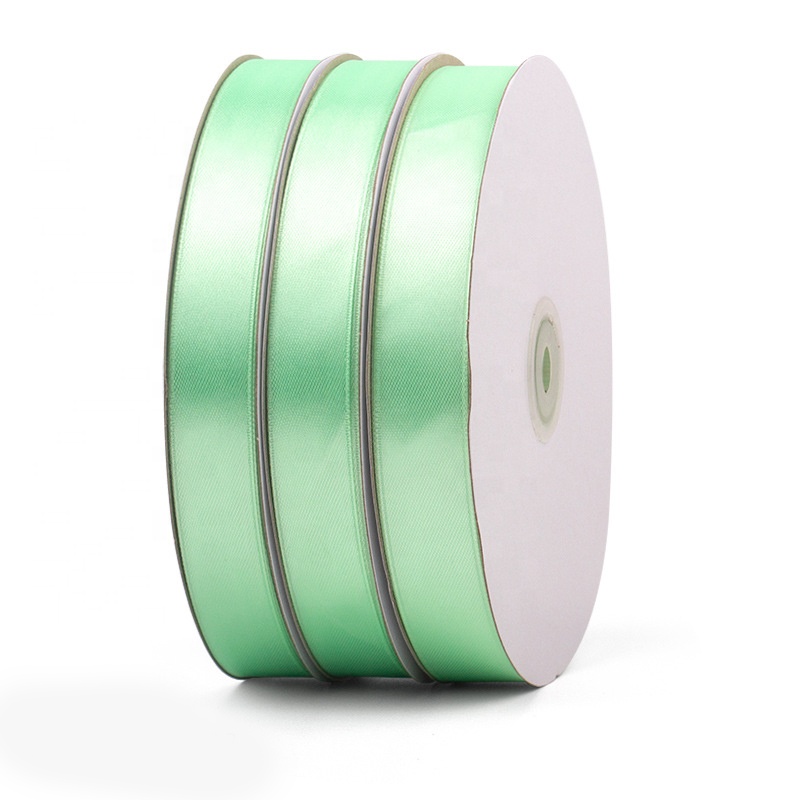 Factory supply wholesale polyester ribbon custom logo wedding decoration ribbon