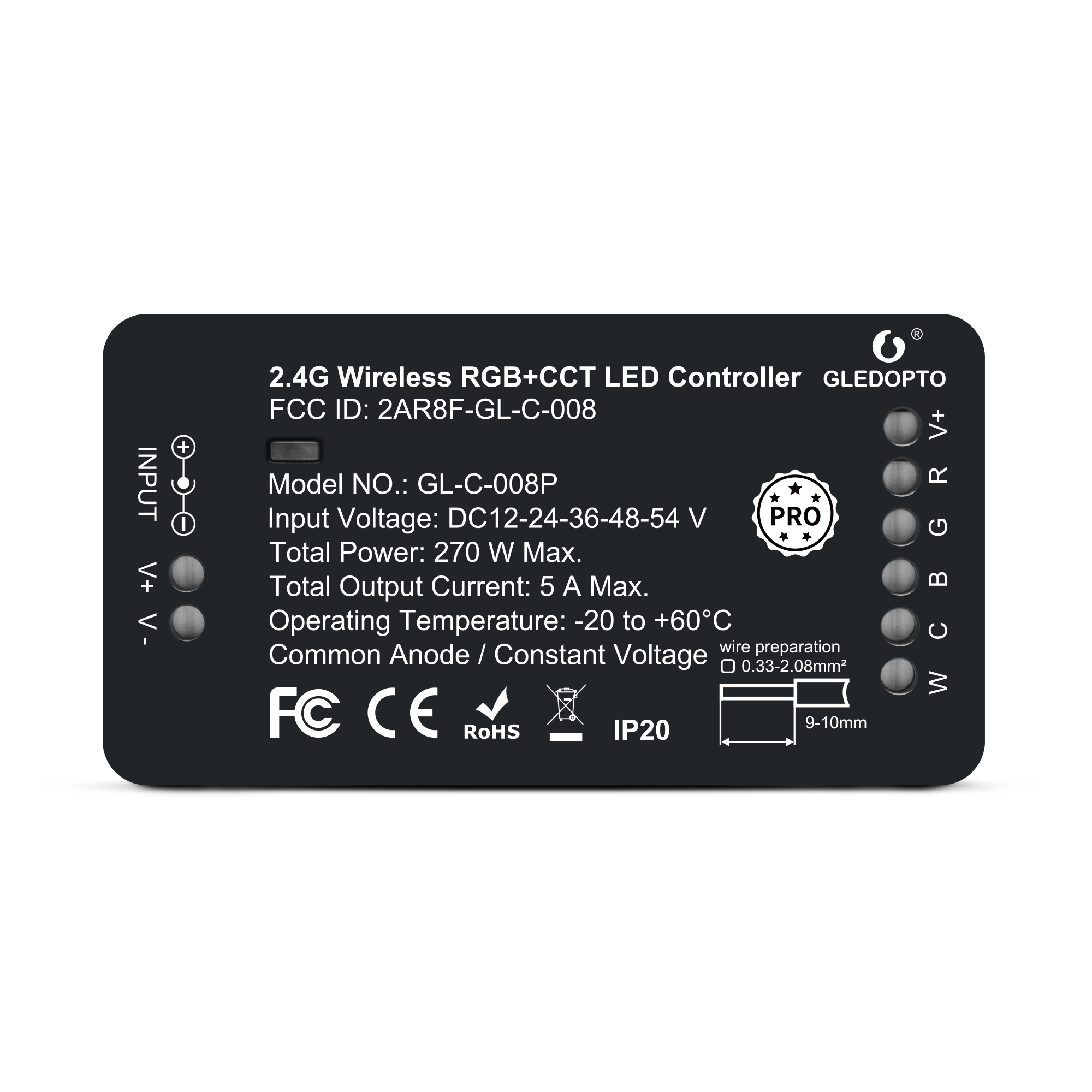 Контроллер для светодиодной ленты Smart ZigBee RGB/RGBW, совместим с Alexa/Google Assistant/Tuya ZigBee Hub, для светодиодной ленты