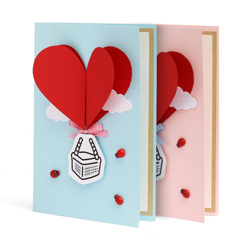 Aegean Gift 3d Love Heart Greeting Cards Craft Paper Pop Up Wedding Invitation For Wedding