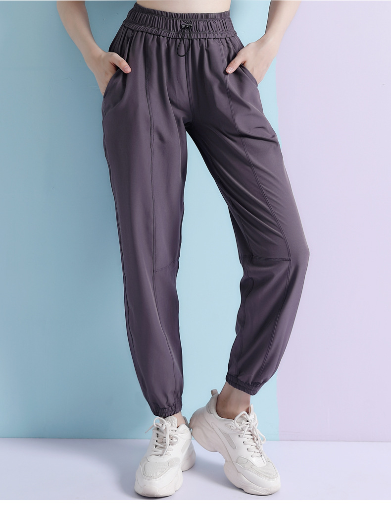 Wholesale women's plus-size casual running training quick-drying breathable high-waisted track pants