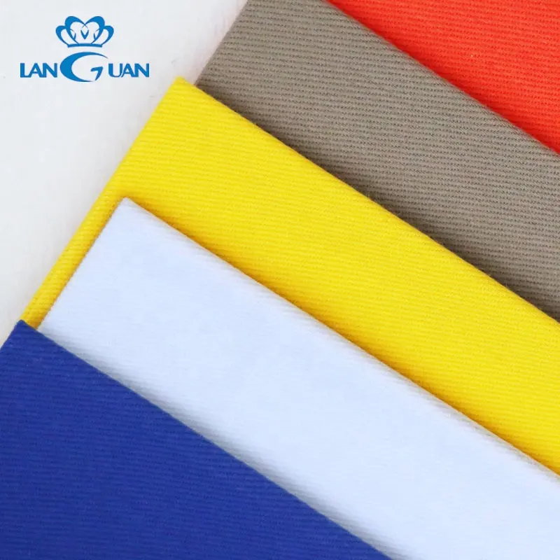 57"/58" Twill 280gsm 65 Polyester 35 Cotton Fabric