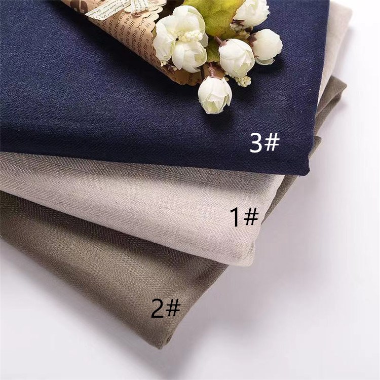 fashion design no moq stripe linen fabric pure for clothing