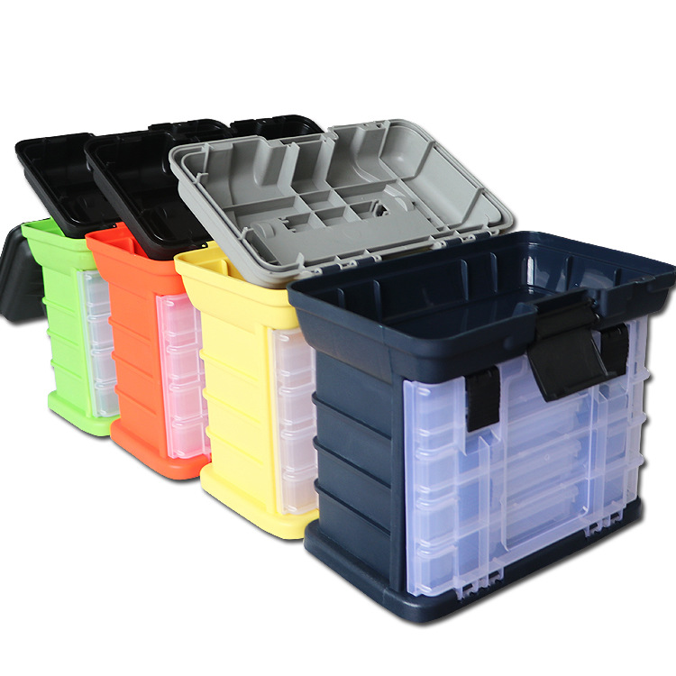 YATAI multifunction fishing accessories set tackle folding boxes portable plastic fishing tackle box