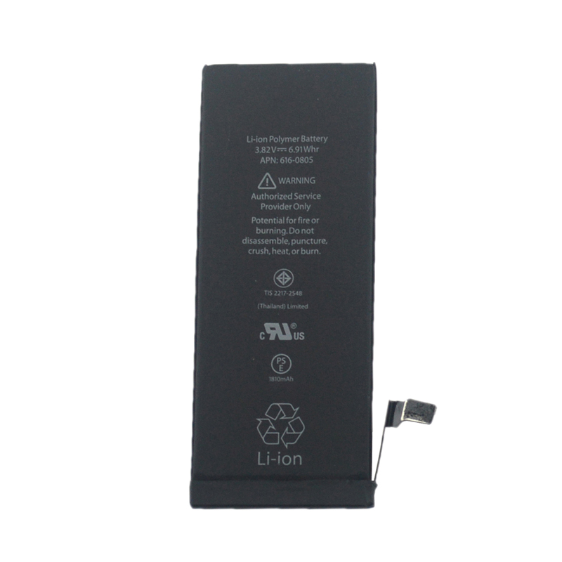 Fast delivery 3.82V 6.91Whr 1810mAh Li-ion polymer battery for iPhone 6