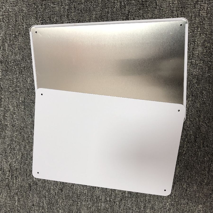 Sublimation Metal Tin Sign Blanks Flat Matt Tin Plate Sublimation Plate Blank