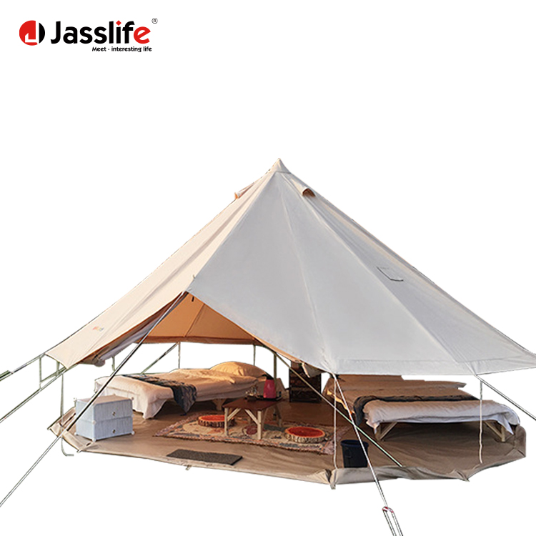 Водонепроницаемая походная палатка Jasslife Lotus Belle из хлопчатобумажной ткани, 5 м