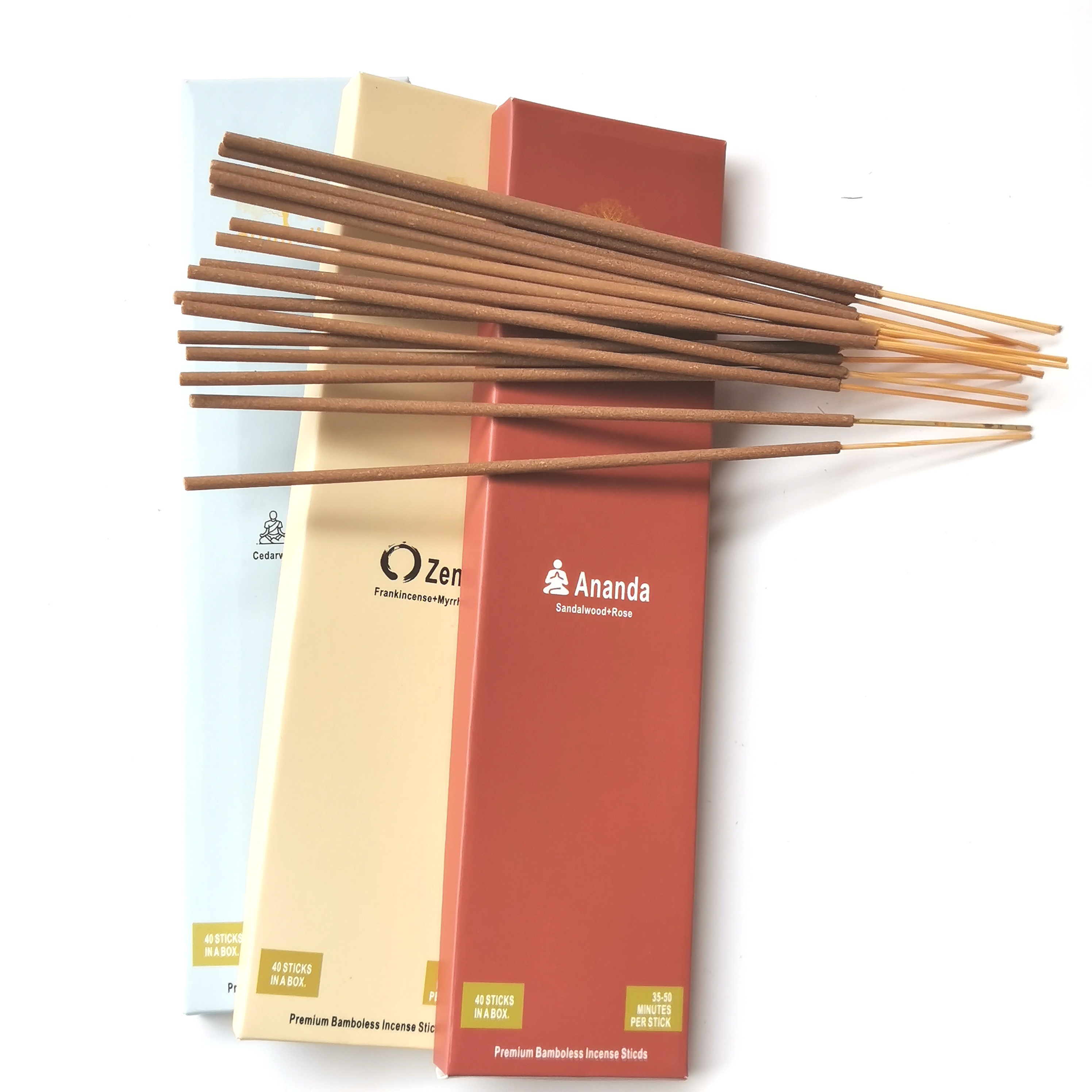 rose sage lavender scented flower incense stick gift box incense aromatic natural incense