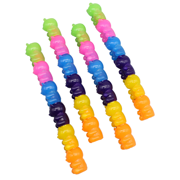 Factory Outlet Promotional Markers Cute Bear Shaped highlighter Pen Children's Gift 6 Section Cartoon Fluorescent pen