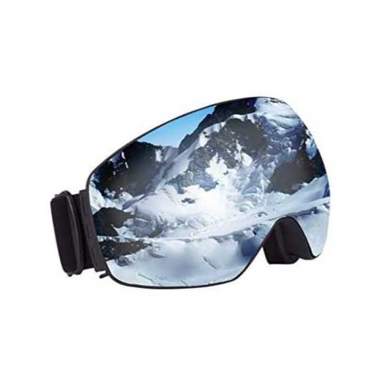 2021 Double-layer Interchangeable Lens Helmet Men Women and Children Windproof and Dustproof Ski Glasses