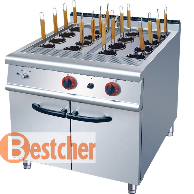 BESTCHER ресторанное оборудование кулинарный ряд газовая макаронная плита с шкафом, CE, ROHS, IEC, SAA