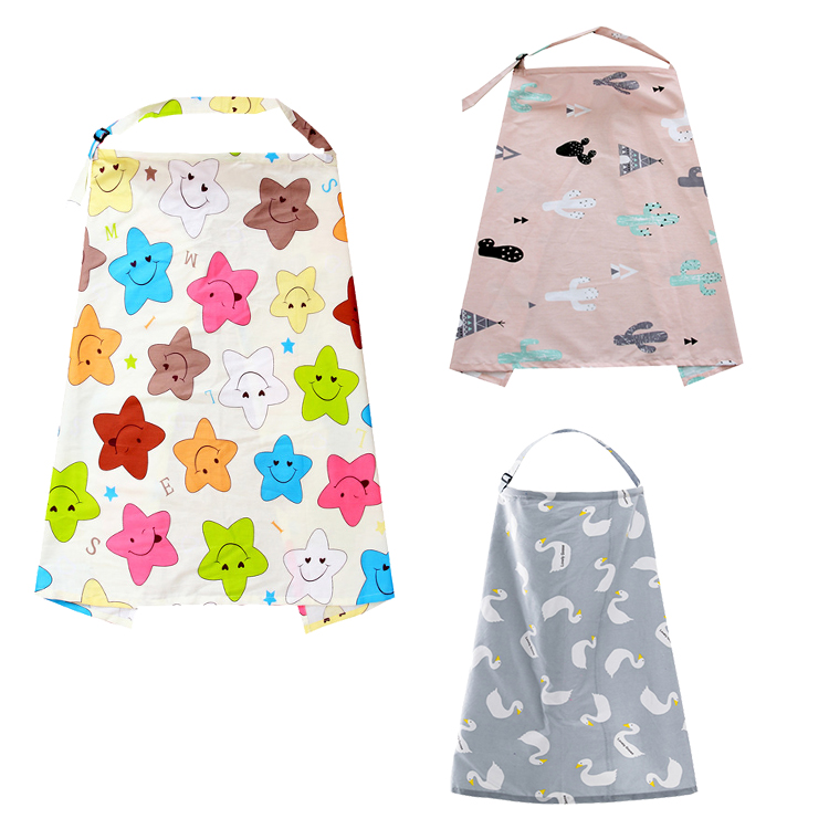 Famicheer BSCI stretchy maternity nursing muslin covers for breast feeding