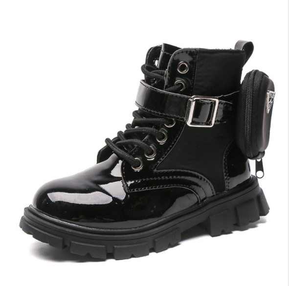 up-3171r Children Shoes 2021 Autumn British Style Kids Boots Girls
