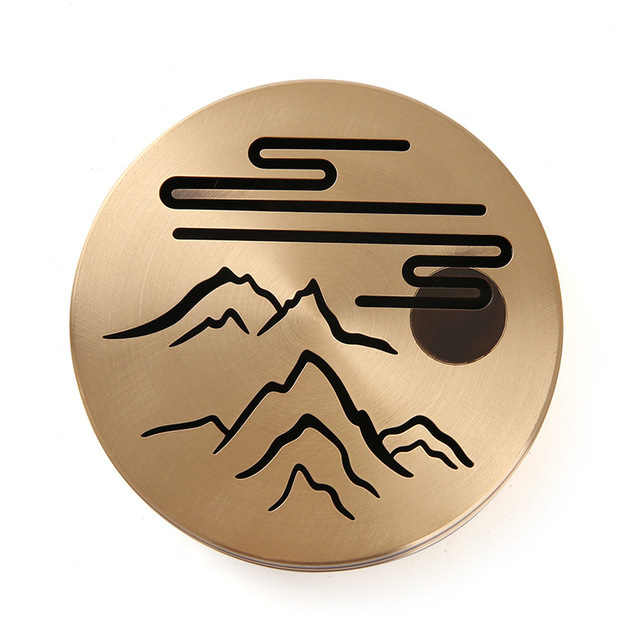 Pure copper incense burner household indoor agar panmosquito burner tool box accessories