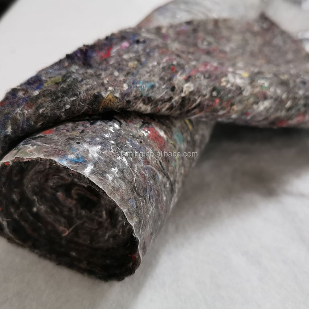 270gr 1x30 м Первичная подложка из фетра с полиэтиленовой фольгой для защиты пола художник чехол флис