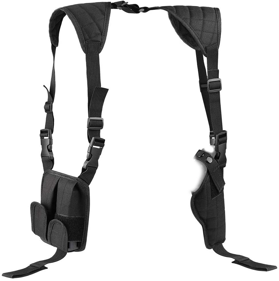 Premium custom logo soft adjustable breathable tactical concealed carrier shoulder holster