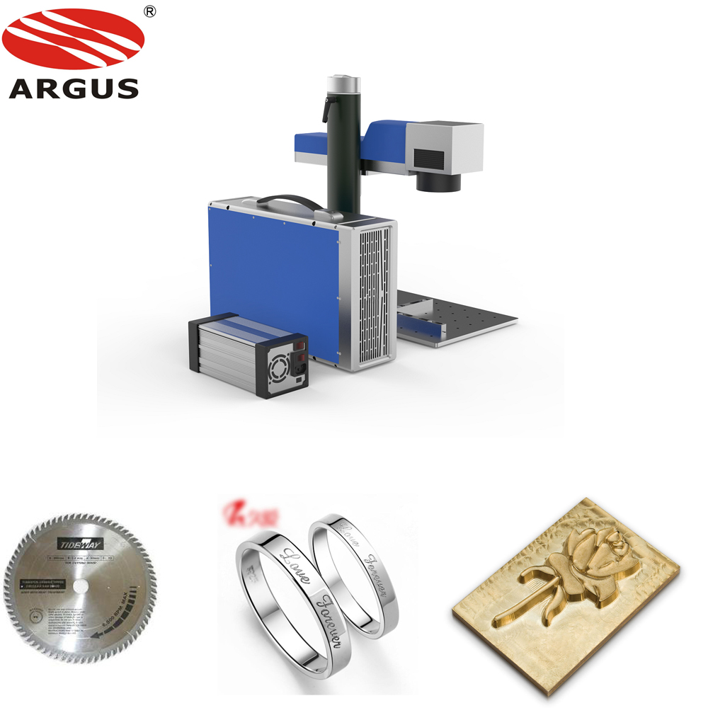 Волоконно-лазерная маркировочная машина Argus Laser 20w raycus jpt ipg для продажи, металлический и неметаллический гравер
