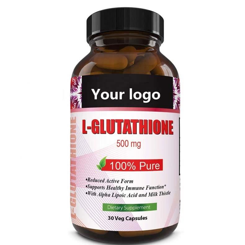 Amazon Hot Selling Skin Whitening Antioxidant Glutathione Powder Intracellular Antioxidant Cardiovascular Health