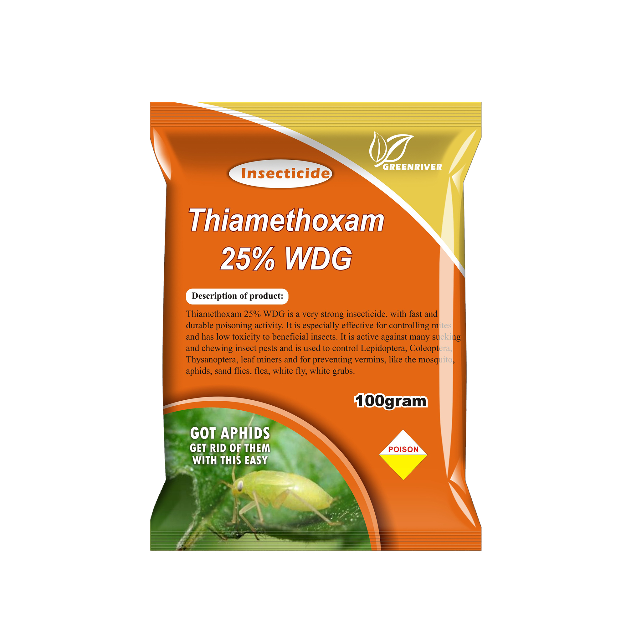 Пестицид тиаметоксам 98% TC 30% FS 70% SG 25% WP агрохимический инсектицид CAS 153719-23-4