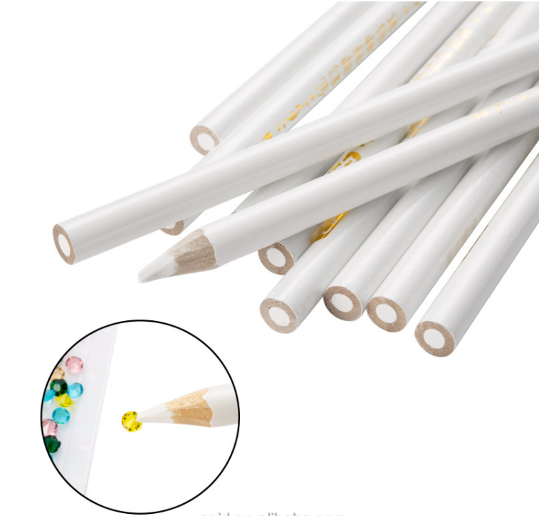 Point drill pen special pencil 18cm long section tattoo inlaid with diamonds beauty diy