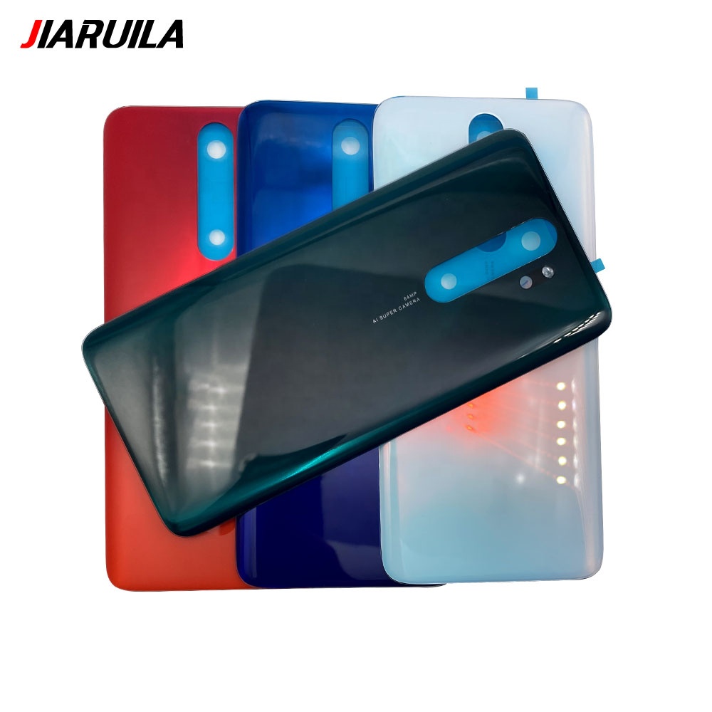 Оригинальная стеклянная задняя крышка батарейного отсека для Redmi Note 8 Pro 8T, задняя крышка с клейким веществом