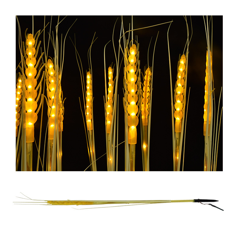 LED landscape lawn wheat ear luminescent outdoor courtyard park scenic spot lighting festival reed lamp