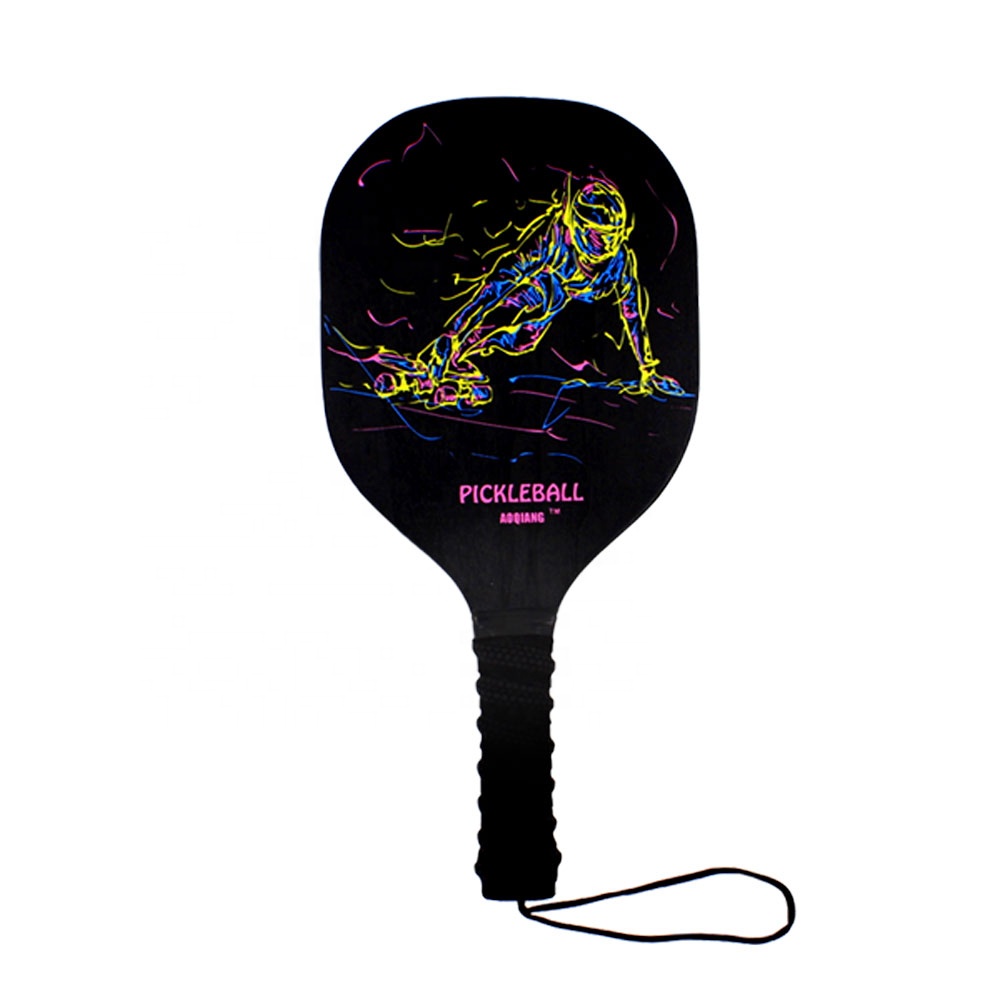 Poplar фанера весло игры в мяч высокого качества фабрики pickleball ракетка для настольного тенниса с 2 reacket 2 pickball декорированные плюшевыми шариками и игрушечным сетчатую сумку PM0011