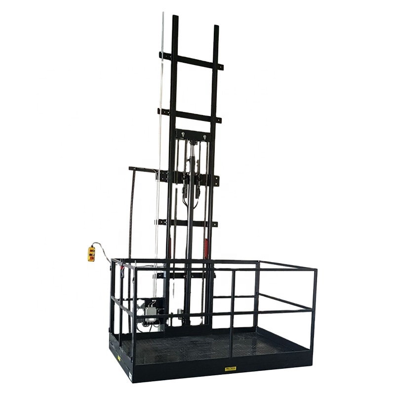 Single Guide Rail Small Cargo Material Lift