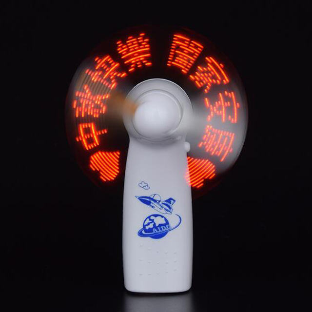 led lights windmill pvc fans