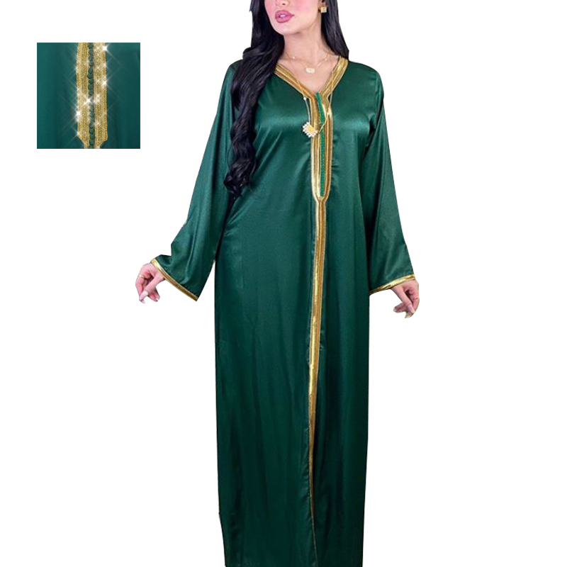 2020 Дубай мусульманские халаты арабские женщины abaya турецкое платье кафтаны оптовая продажа