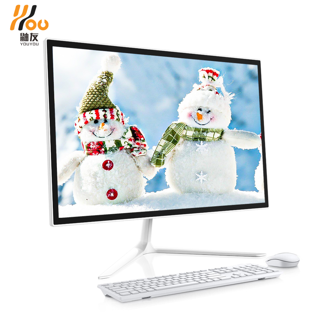 YOUYOU Desktop Computer all in one 19.1 inch monitor screen core i3 i5 CPU 8G RAM memory 240GB SSD aio pc