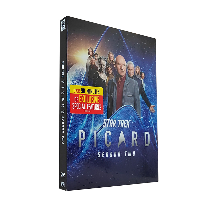 Звездный путь Пикард Сезон 2 3 диска 2022 новый выпуск Высокое качество dvd Фильмы ТВ серия мультфильм аниме dvd поставка с завода Бесплатная доставка