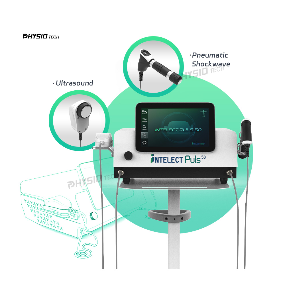 Physiotherapy Shockwave Therapy Machine Ultrasonic Extracorporeal Shockwave Therapy Machine 10 Bar for Back Pain