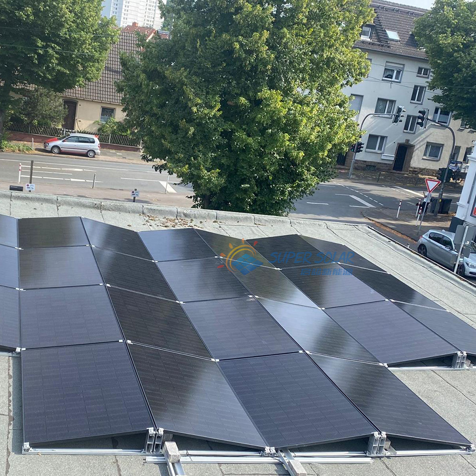 Flat Roof Mounting System Ballast Solar Panel Mounting
