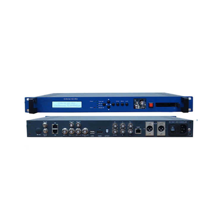 Цифровой головной станции преобразователь сигнала РФ тюнер DVB-S2 HD IRD с ЖК-