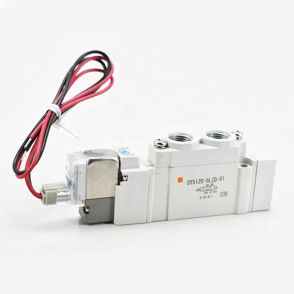 SY3120-5LZD-M5/SY5120-5LZD-01 5-разъемное зарядное usb-устройство для 2-х позиционный Выключатель один SY3120 SY5120 SMC тип SY одношаговый Пневматический воздушный электромагнитные клапаны