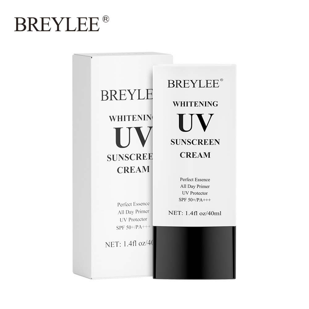 Breylee Whitening UV Sunscreen Cream Travel Use Normal Dark Circles Removal Day Time UV Whitening Cream