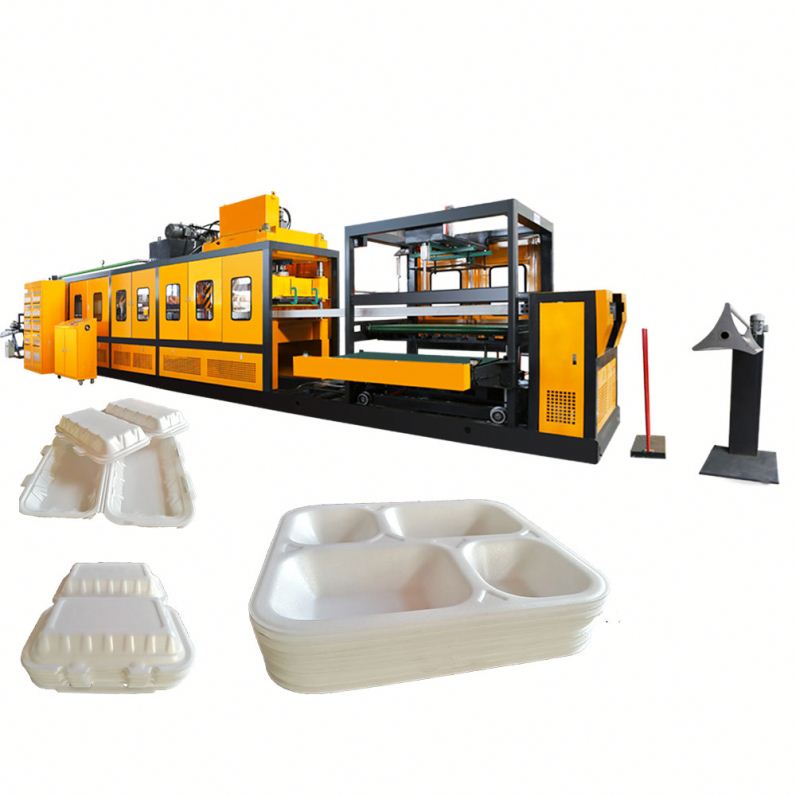 PS foam thermoforming machine polystyrene Disposable take away lunch box making machine