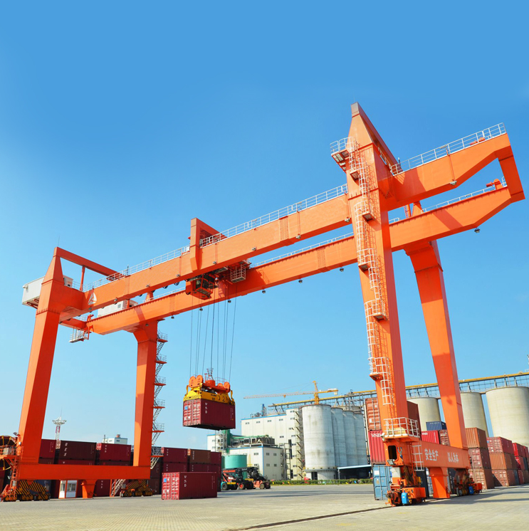 Double Girder 30Ton 40Ton 50 Ton 80Ton Mobile Port Container Gantry Crane Price