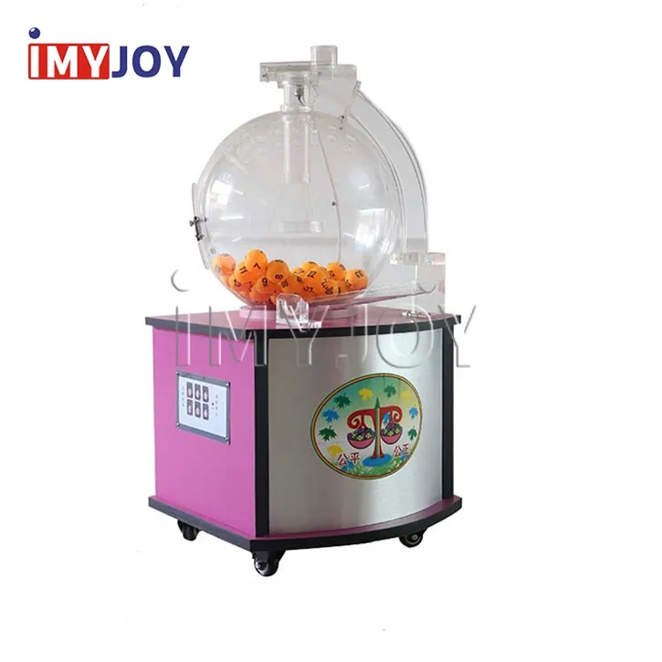 Amusement Blow Air Lottery Result Controlled Drawing Machine Air Mix Lottery Machine