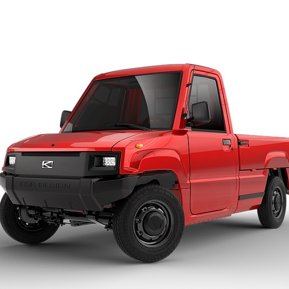 ЕЭС L7e мини электрический транспортный пикап vechicle с 72V 100Ah свинцово-кислотной батареей + 4000W двигатель пикап грузовик автомобиль