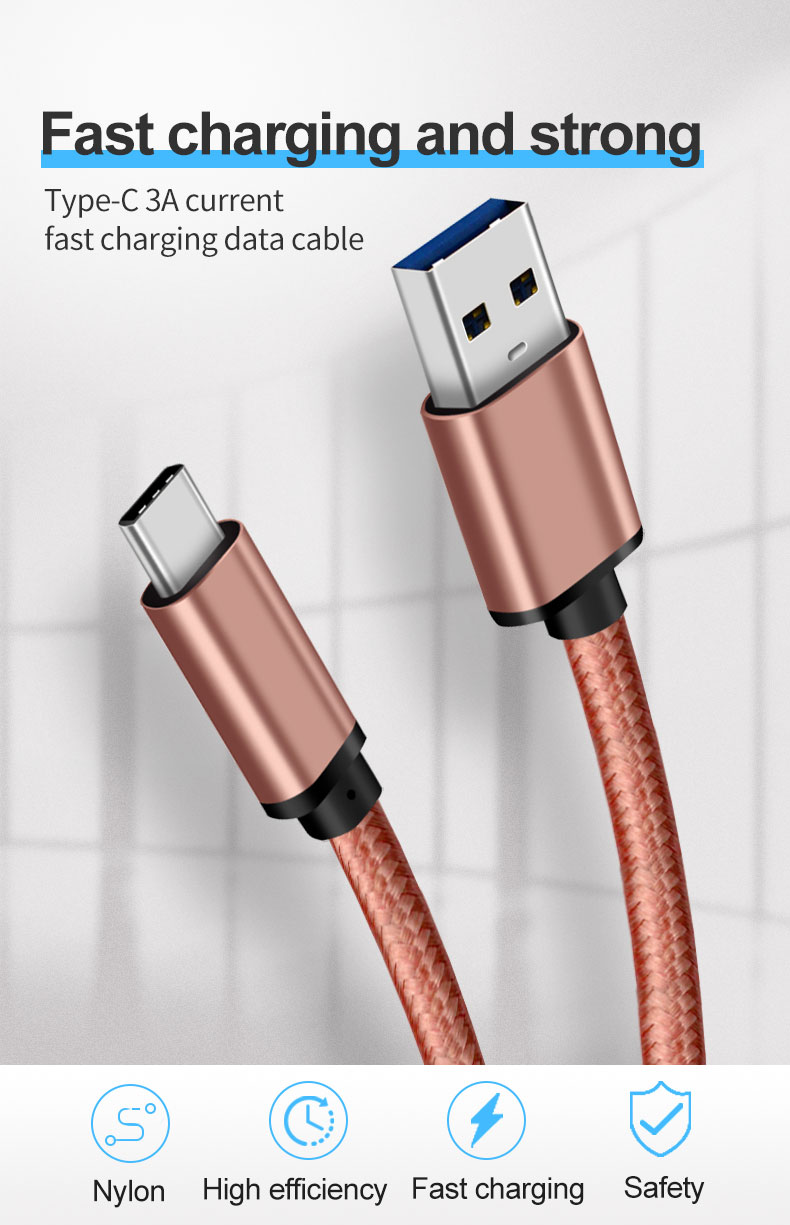 (Разработанно специально для заказчика)/поо (производство оригинального Usb кабель для передачи данных типа C 3A быстрое зарядное устройство Usb кабель Usb Type-C с функцией быстрой кабель 3,0 для Android телефон Xiaomi Samsung