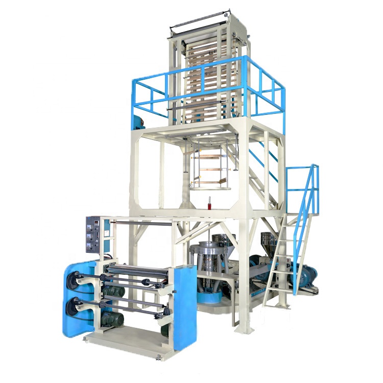 ABA 2 слоя Co-extruision HDPE линейный полиэтилен низкой плотности (LLDPE) пластиковая мульчирующая пленка выдувная машина