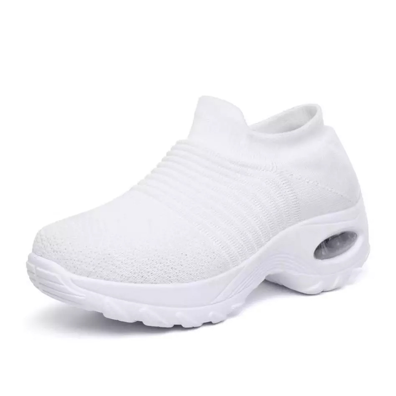 Сетки Slip On Air подушки леди обувь для девочек Современный Джаз Танец легко платформа Лоферы женщин обувь Прогулки Носок спортивная обувь