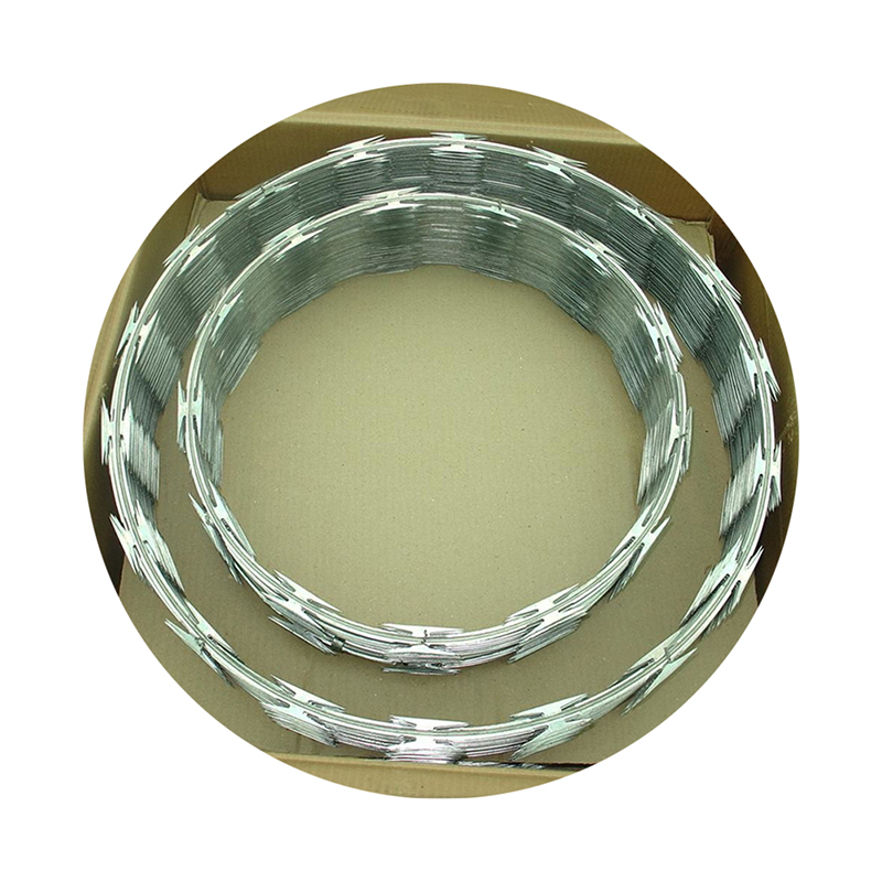 Factory Direct Supply 450mm-960mm Diameter Iron Wire Razor Barbed Wire Coil
