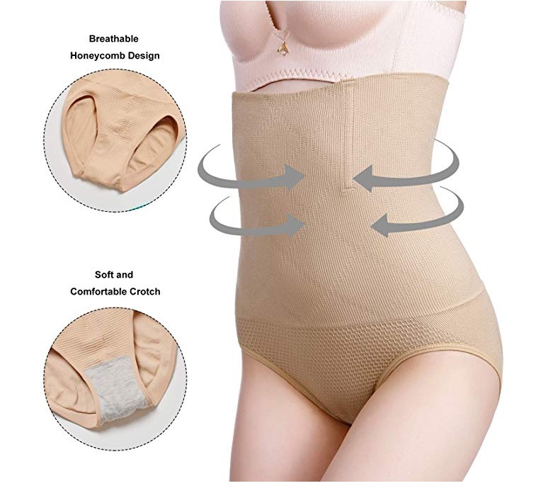 Высокая талия прикладом Body помогут вам скорректировать фигуру до появления идеальных форм дышащие трусики, нижнее белье больших размеров, которая контролирует живот, трусики