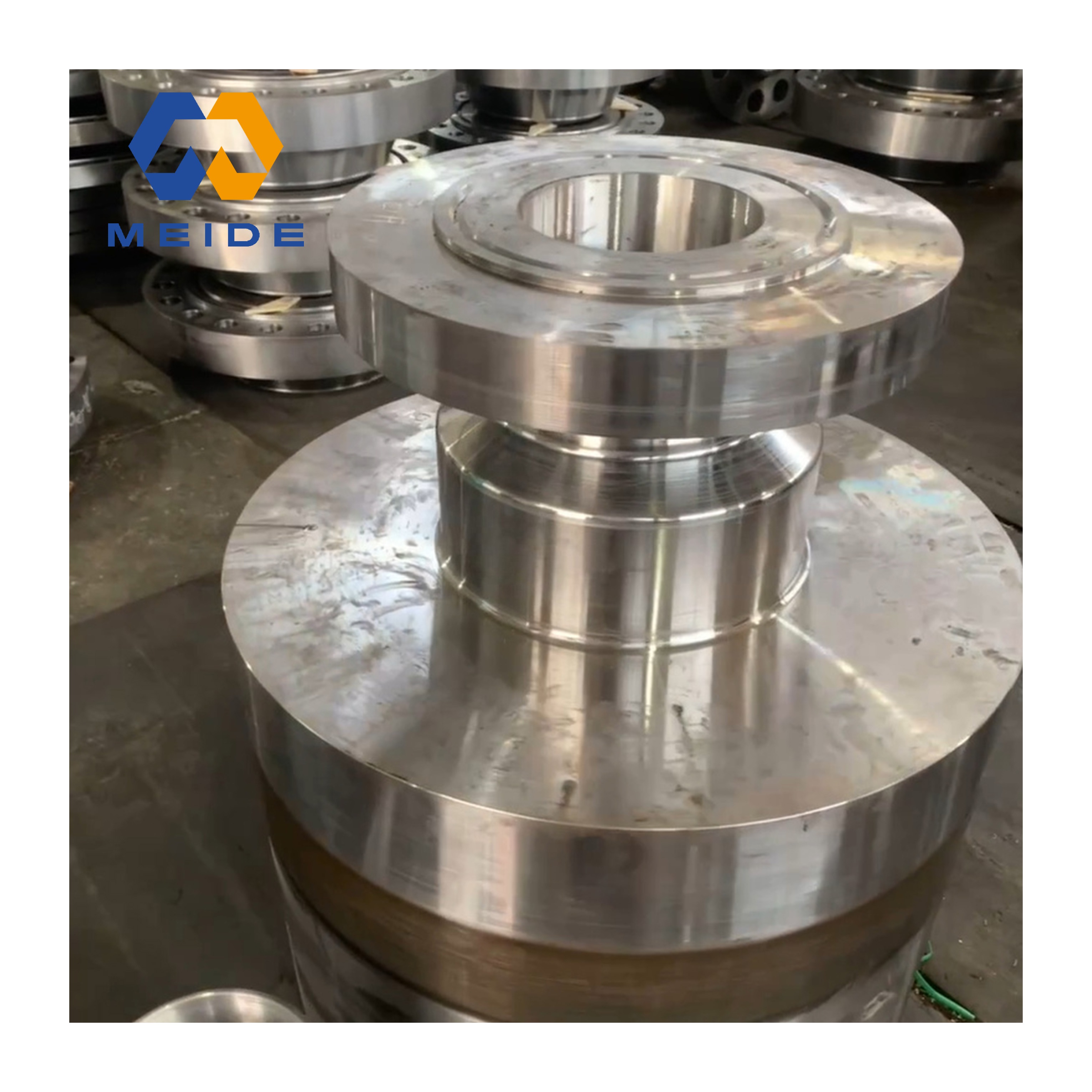 Customized Forged Heavy-Duty Wheels Durable And Noise Resistant Spare Parts, Solid Forged Open Die Forged Wheels