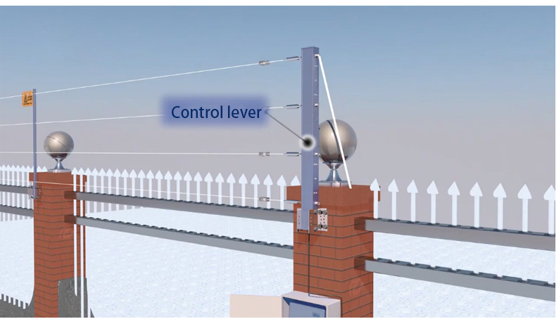 Intrusion Alarm System Tension Electric Fence Tension Fence Anti-theft Alarm System Pull Sensing Alarm Tension Sensor